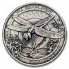 2025 Sioux Nation 1 oz Silver UHR Antique Dragonfly Spirit