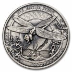 2025 Sioux Nation 1 oz Silver UHR Antique Dragonfly Spirit
