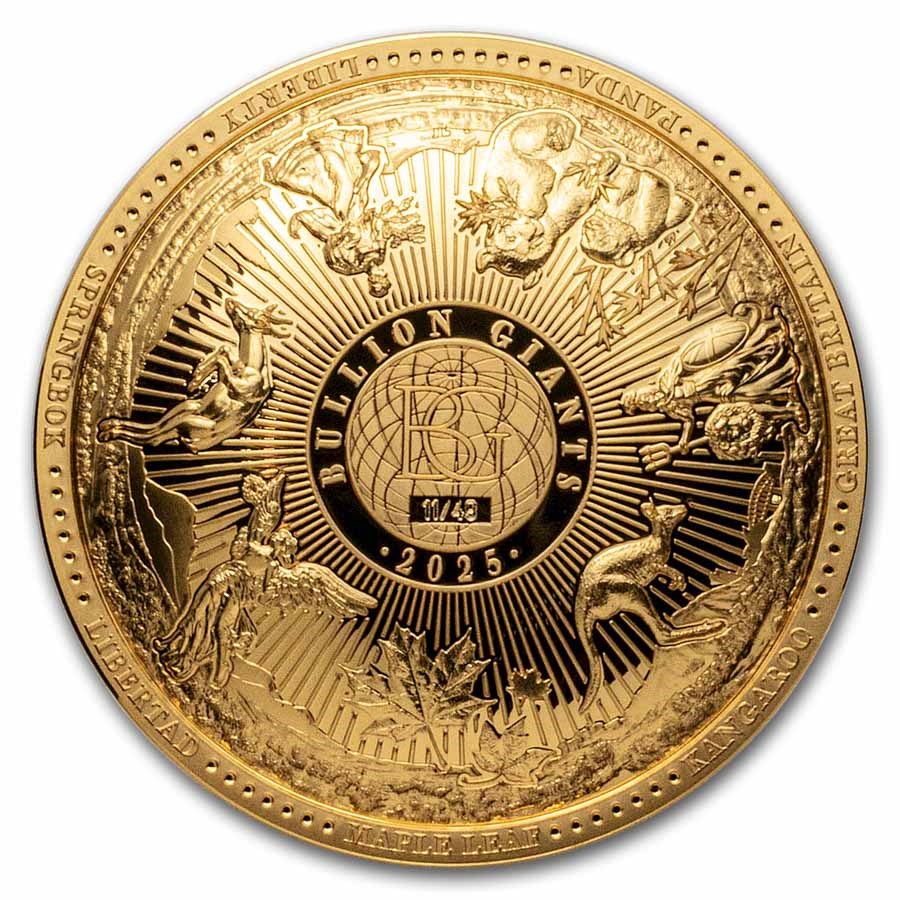 2025 Solomon Islands 40 gram Gold The Bullion Giants (Box & COA)