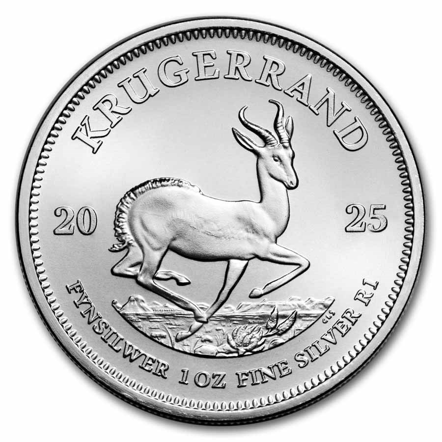 2025 South Africa 1 oz Silver Krugerrand BU