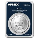 2025 South Africa 1 oz Silver Krugerrand (MintDirect® Single)