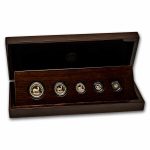 2025 South Africa 5-coin Gold Krugerrand Fractional Proof Set