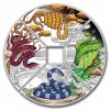 2025 TUV 4 oz Silver Year of the Snake Quadrant Colorized PF Set