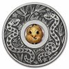 2025 Tuvalu 1 oz Ag Year of the Snake Rotating Charm Antiqued