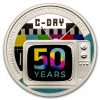 2025 Tuvalu 1 oz Silver 50th Anniv. of Color TV in Australia