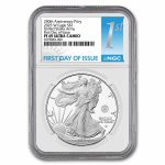 2025-W 1 oz Proof Silver Eagle PF-69 NGC (Army Privy, FDI)