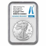 2025-W 1 oz Proof Silver Eagle PF-70 NGC (Army Privy, AR)