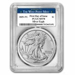 2025-(W) American Silver Eagle MS-70 PCGS (FDI, West Point Label)