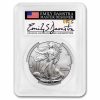 2025-W Burnished Silver Eagle SP-70 PCGS (AR, Damstra)