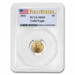 2026 1/10 oz American Gold Eagle MS-69 PCGS (FirstStrike®)