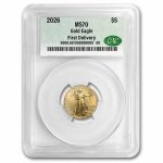 2026 1/10 oz American Gold Eagle MS-70 CAC (First Delivery)