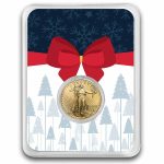 2026 1/10 oz American Gold Eagle - w/Gift Wrap Pine Woods Card