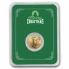 2026 1/10 oz American Gold Eagle - w/Green Merry Christmas Card