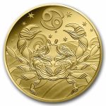 2026 1/2 gram Proof Gold €5 Astro: Cancer