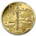 2026 1/2 gram Proof Gold €5 Astro: Libra