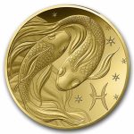 2026 1/2 gram Proof Gold €5 Astro: Pisces