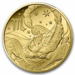 2026 1/2 gram Proof Gold €5 Astro: Scorpio