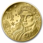 2026 1/2 gram Proof Gold €5 Astro: Virgo