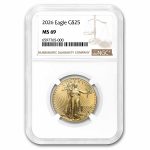 2026 1/2 oz American Gold Eagle MS-69 NGC
