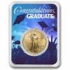 2026 1/2 oz Gold Eagle - w/Celebrate Graduate Card, In TEP
