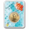 2026 1/2 oz Gold Eagle - w/Happy Birthday, Balloons Card, In TEP