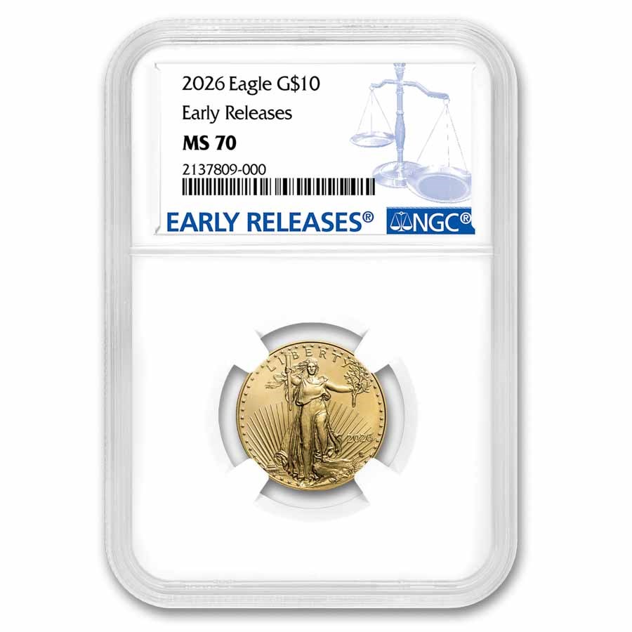2026 1/4 oz American Gold Eagle MS-70 NGC (Early Releases)
