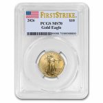 2026 1/4 oz American Gold Eagle MS-70 PCGS (FirstStrike®)