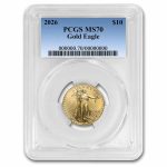 2026 1/4 oz American Gold Eagle MS-70 PCGS