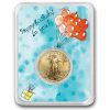 2026 1/4 oz Gold Eagle - w/Happy Birthday, Balloons Card, In TEP