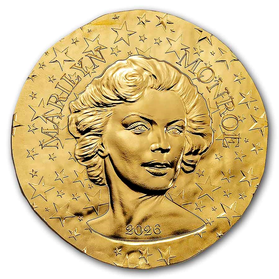 2026 1/4 oz Proof Gold €50 Women of the World(Marilyn Monroe)