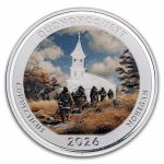 2026 1 oz Ag NATB Connecticut Weir Farm Mohegan Tribe (Color)