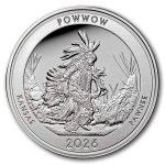 2026 1 oz Ag NATB Kansas Tallgrass Prairie Pawnee Tribe (Box/COA)