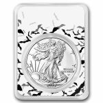 2026 1 oz American Silver Eagle (w/Black Bats Card, In TEP)