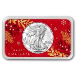 2026 1 oz American Silver Eagle - w/Premium Case, Happy Holidays