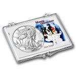 2026 1 oz American Silver Eagle - w/Snap-Lock Holder, Snowmen