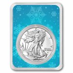 2026 1 oz American Silver Eagle - w/Snowflakes Card