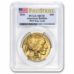2026 1 oz Gold Buffalo MS-70 PCGS (FirstStrike®)