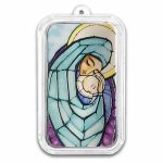 2026 1 oz Silver Colorized Bar - Mary Holding Baby Jesus