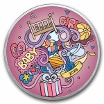 2026 1 oz Silver Colorized Round - APMEX (Baby Girl)