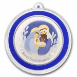 2026 1 oz Silver Colorized Round - Baby's 1st Christmas, Nativity