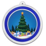 2026 1 oz Silver Colorized Round - Christmas Tree