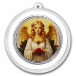 2026 1 oz Silver Colorized Round - Cute Christmas Angel