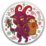 2026 1 oz Silver Colorized Round - Krampus: Children Beware