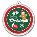 2026 1 oz Silver Colorized Round - Merry Christmas, Festive