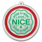 2026 1 oz Silver Colorized Round - Naughty or Nice