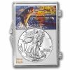 2026 1 oz Silver Eagle - w/Snap-Lock, Father's Day, Fishing