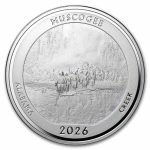2026 1 oz Silver NATB Alabama Muscogee (Box/COA)