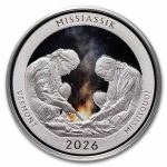 2026 1 oz Silver NATB Vermont Missisquoi Tribe (Color)