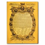 2026 600mg Gold Declaration of Independence w/ Trumbull Painting