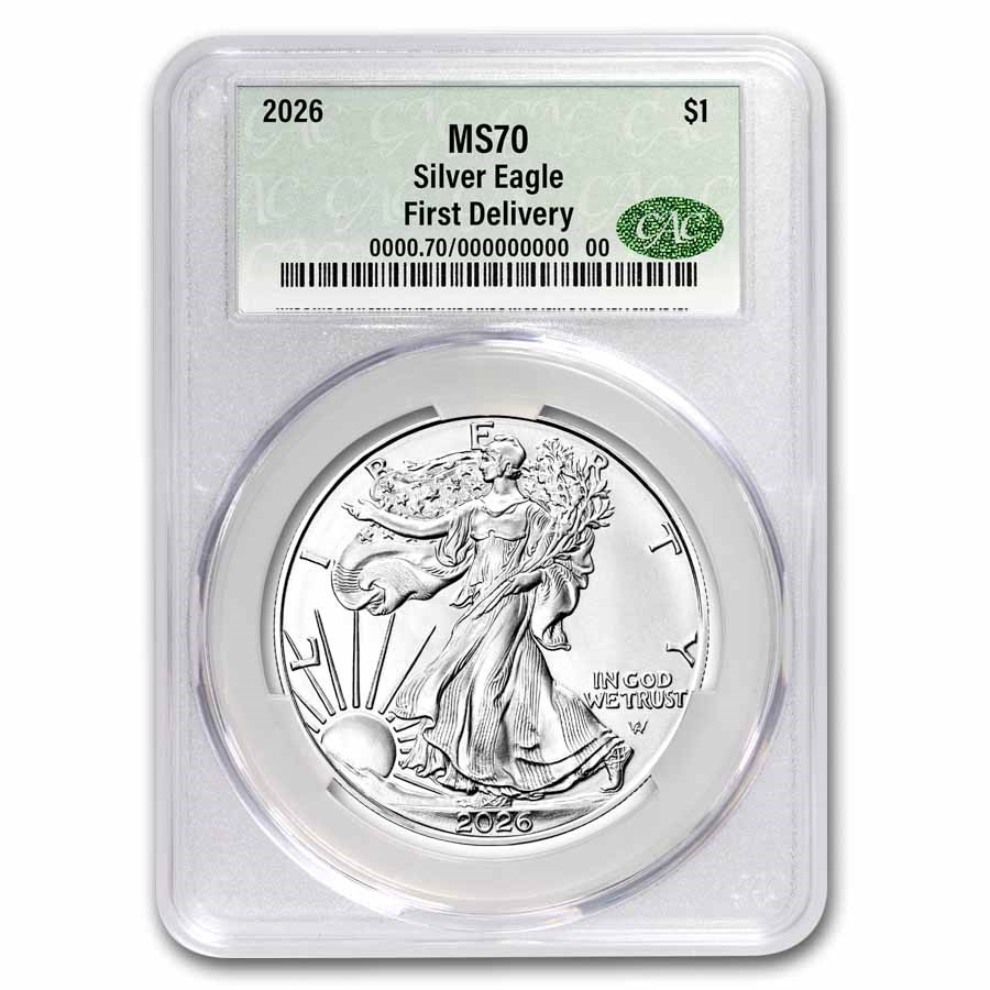 2026 American Silver Eagle MS-70 CAC (First Delivery)